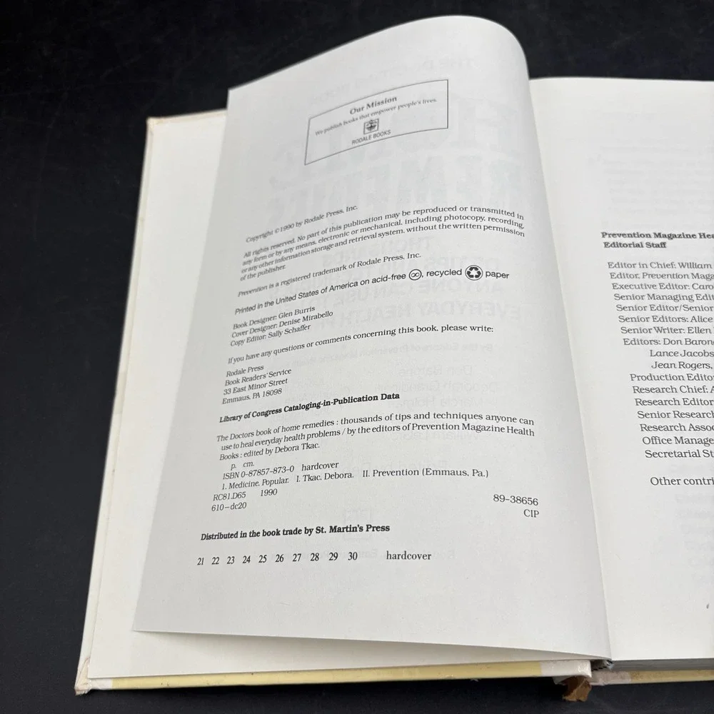 The Doctors' Book of Home Remedies by the Editors of Prevention Magazine Health